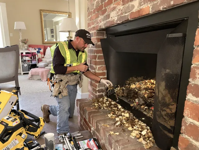 Safe screening installation by Beachwood Chimney Sweep in Beachwood, OH