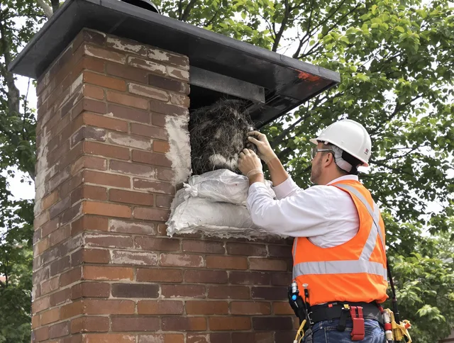 Humane removal of debris and animals by Beachwood Chimney Sweep in Beachwood, OH
