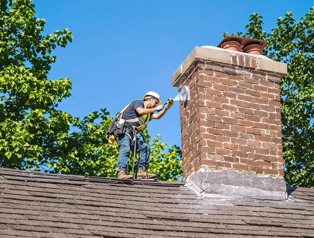 Beachwood Chimney Sweep performing an inspection with advanced tools in Beachwood, OH