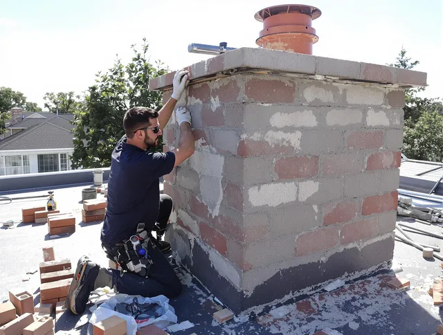 Advanced chimney repair process by Beachwood Chimney Sweep in Beachwood, OH