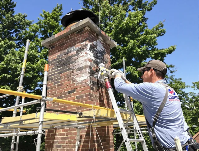Structural chimney repair by Beachwood Chimney Sweep in Beachwood, OH