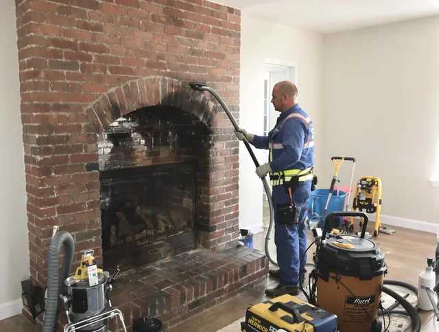 Beachwood Chimney Sweep expert performing detailed chimney sweep in Beachwood, OH