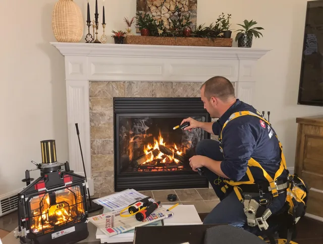 Safety-focused fireplace inspection by Beachwood Chimney Sweep in Beachwood, OH