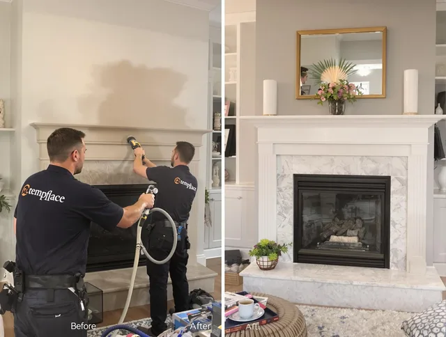Professional soot removal by Beachwood Chimney Sweep team in Beachwood, OH